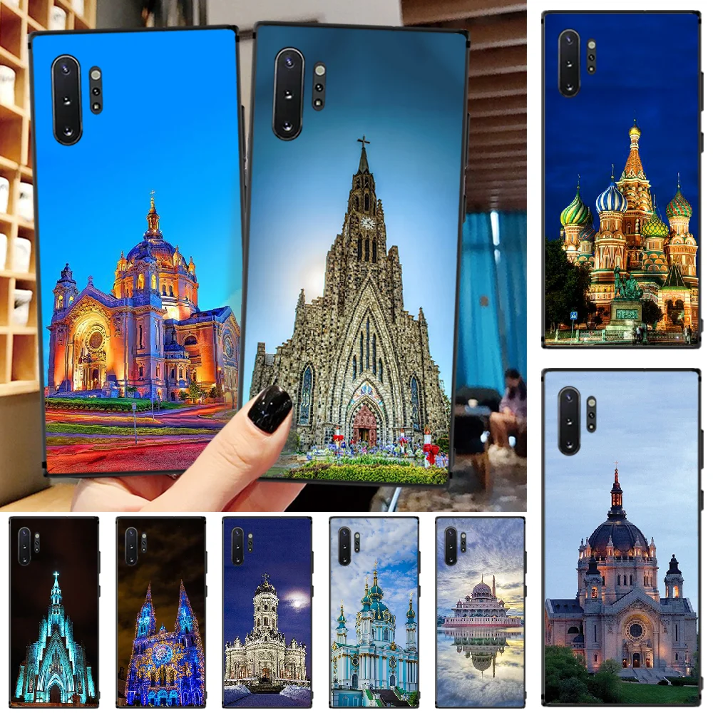

Viviana St. Paul's Church Black Soft Shell Phone Case Capa For Samsung Note4 5 7 8 9 10 Note10 Pro M10 20 30