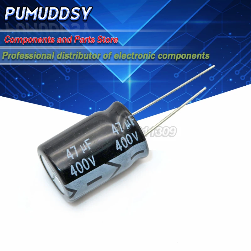 

5 шт., высококачественный электролитический конденсатор 400V47UF 16*22 мм 47 мкФ 400V 16*22
