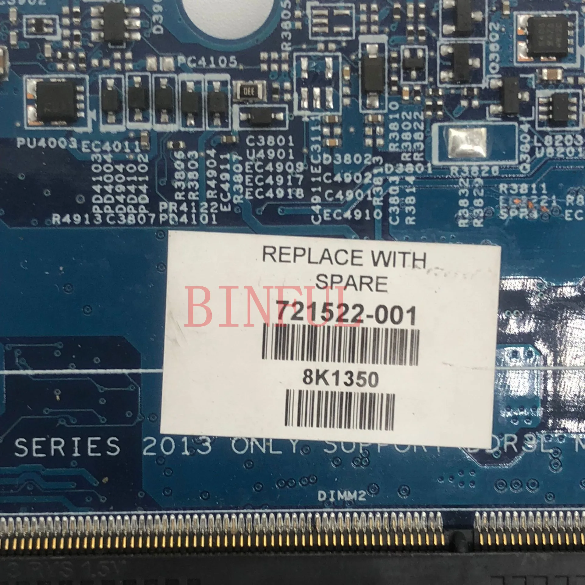 Для 721522-601 440 450 470 G0 Материнская плата ноутбука 12241-1 48.4YW05.011 8750 м 2 Гб PGA989 DDR3 полностью протестирована