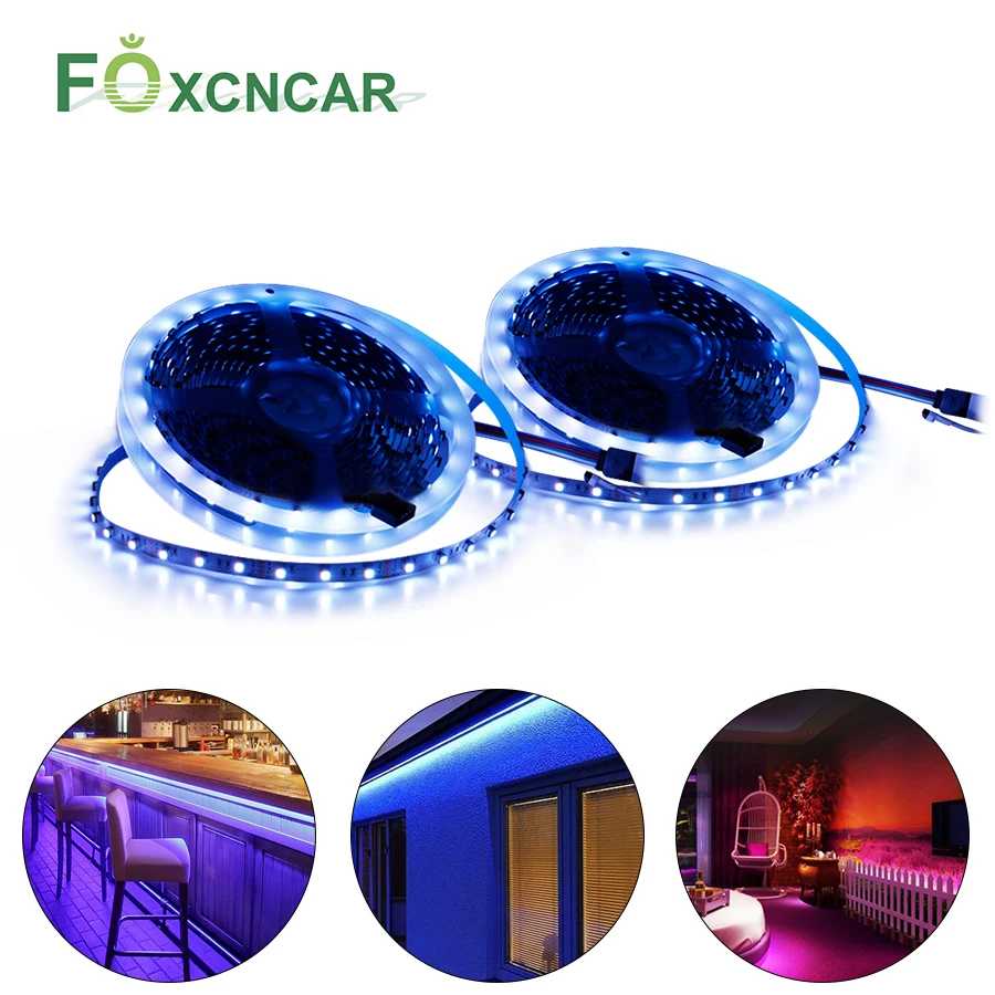 DC12V RGB LED Strip Light 3535 SMD HDTV TV Desktop PC Screen Backlight Bias Lighting Flexible Tape Home Decoration Lamp | Освещение