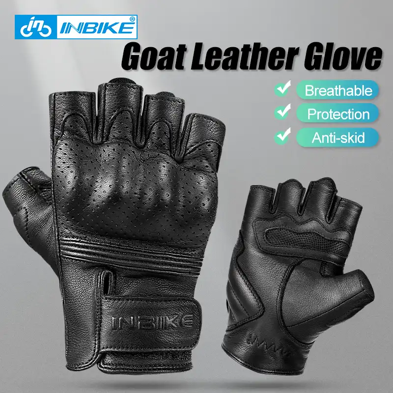 leather mountain bike gloves
