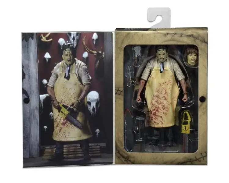 18 см NECA 40th фигурка кожаная модель лица игрушка с ножом пилы ужасная кукла