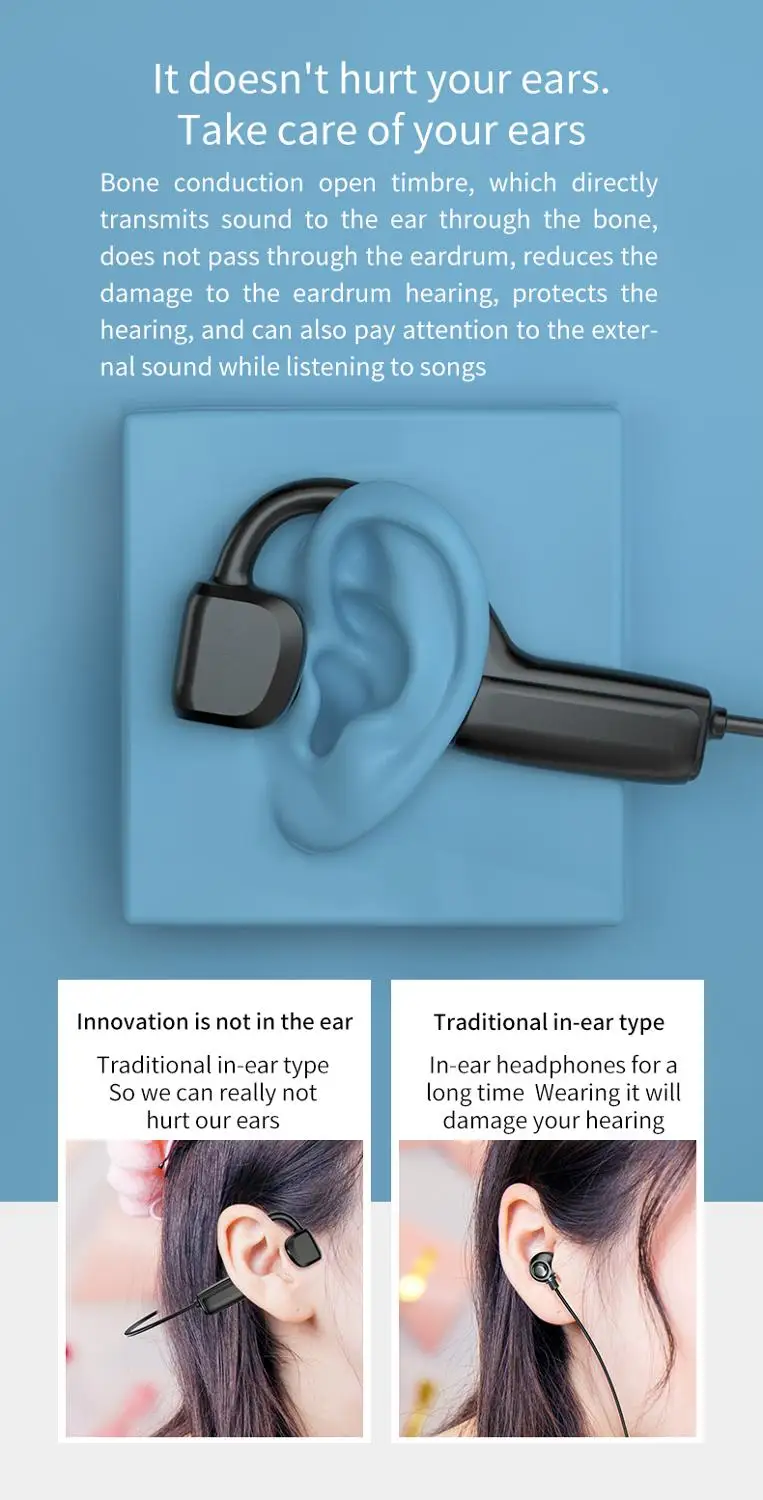 5.1 Bluetooth Headset Wireless 