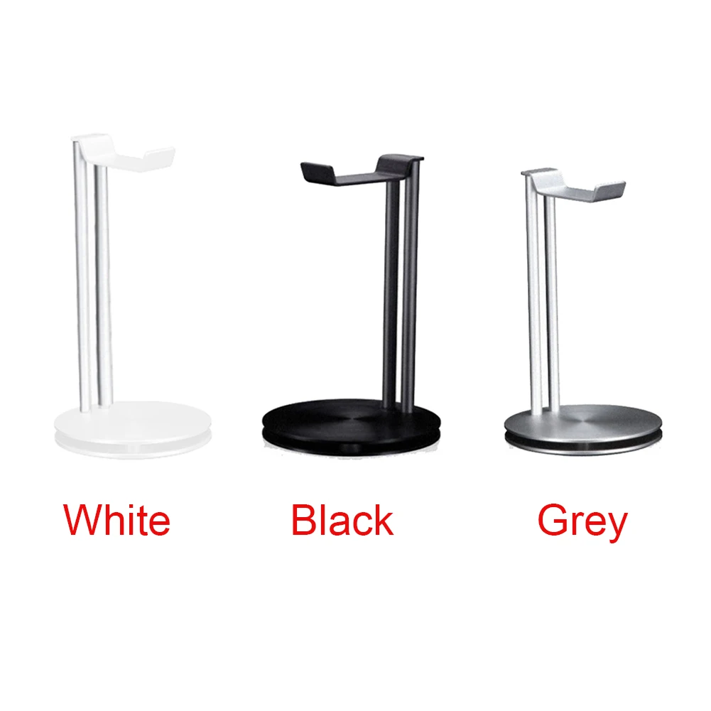 Pratical Stand Holder Display Shelf Gaming Desktop Video Anti Slip Headset Aluminum Alloy Head Mounted Hook Headphone Bracket
