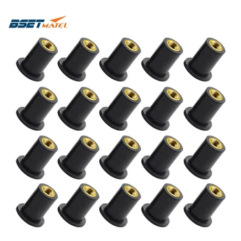 

Universal M5 Motorcycle Windscreen Windshield Fairing Well Rubber Nuts Screw Bolt Blind Fastener Fishing Kayak Boat Marine Canoe