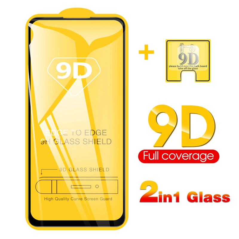 2-in-1 9D Camera + Tempered Glass For Xiaomi Redmi Note 9s Note 9 Pro Screen Protector Glass On Note 9 Pro Max protective Glass afbeelding