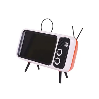 

PTH800 Wireless BT Speaker Retro TV Mobile Phone Bracket 2 in 1