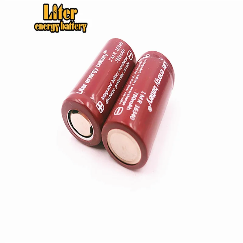 20шт литиевая батарея Rcr 123 16340 780mah 3,7 v литий-ионная аккумуляторная батарея литиевые батареи с розничной упаковкой