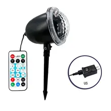 Led Рождество День шаблон проекционный свет снег свет снежинка проектор уличное освещение газона