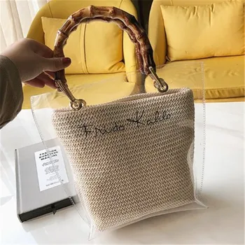 

Crossbody Bags For Women 2020 High Quality Fashion Transparent PVC Shoulder Bag Female Square Chain Shoulder Bag Brand XB50008