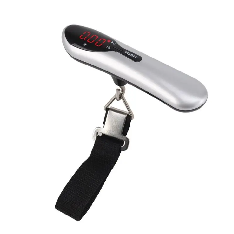 

50kg/110Lbs Handy Luggage Scale LCD Backlight Display For Traveler