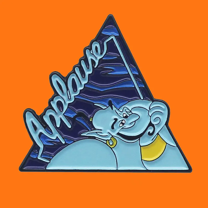 Funny Anime lamp Enamel Pins Metal Cartoon Brooch Backpack Hat Bag Collar Lapel Badges Men Women Fashion Jewelry Gifts | Украшения и