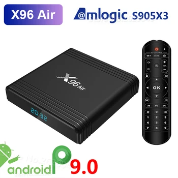 

X96 Air Amlogic S905X3 Android 9.0 TV BOX 4GB RAM 32GB 64GB ROM wifi Media Player 2GB 16GB X96Air 4K 8K UHD Smart Set Top Box