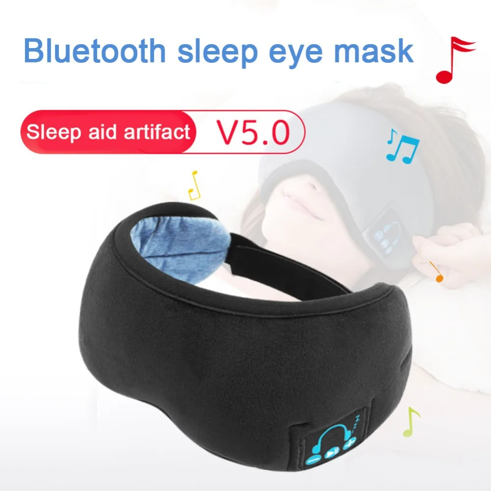 Модный Абсолютно беспроводной Bluetooth стерео наушник для сна моющиеся встроенные Наушники маска для сна гарнитура