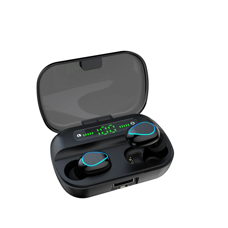 Classic MiniTWS Q82 Wireless 8D surround stereo Earphones Bluetooths 5 0 In Ear Sport Earphone with 2000mah power bank headset