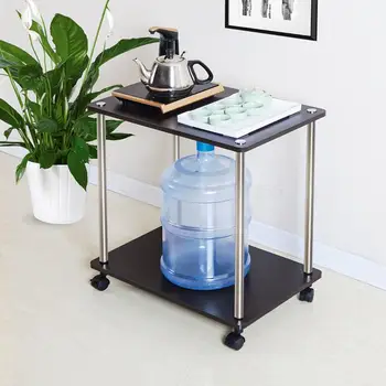 

Small coffee table fashion tea table simple modern tea rack with wheel mobile tea dining car creative short coffee table