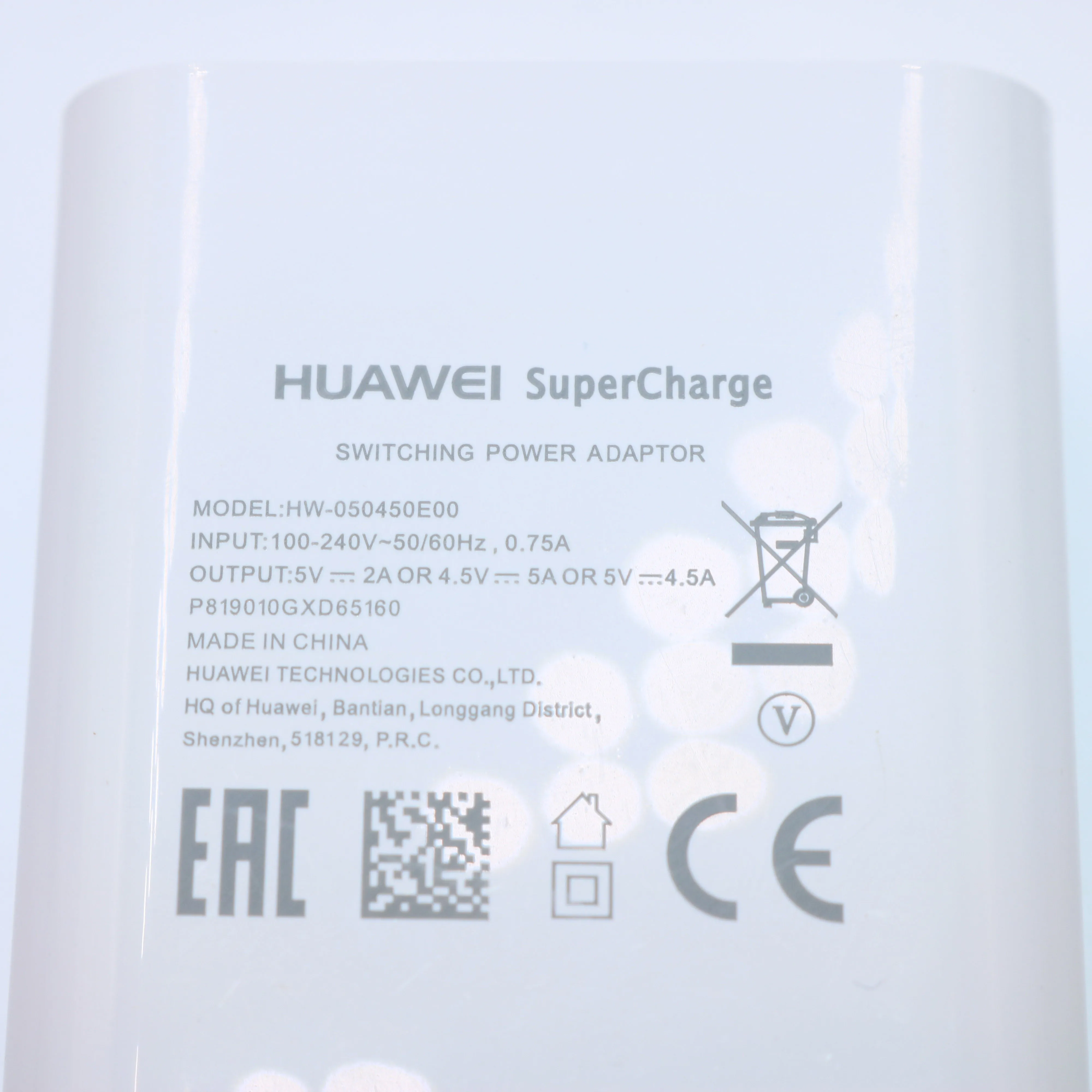HUAWEI Оригинальное быстрое зарядное устройство mate 9 10 mate 20 Pro P20 Supercharge Быстрый дорожный настенный адаптер 4.5V5A/5V4. 5A type-C 3,0 USB кабель