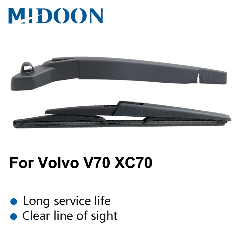 MIDOON Wiper 1" Задняя щетка стеклоочистителя и набор рычагов для Volvo V70 XC70 Facelifted 2003-2007 ветровое стекло заднего стекла