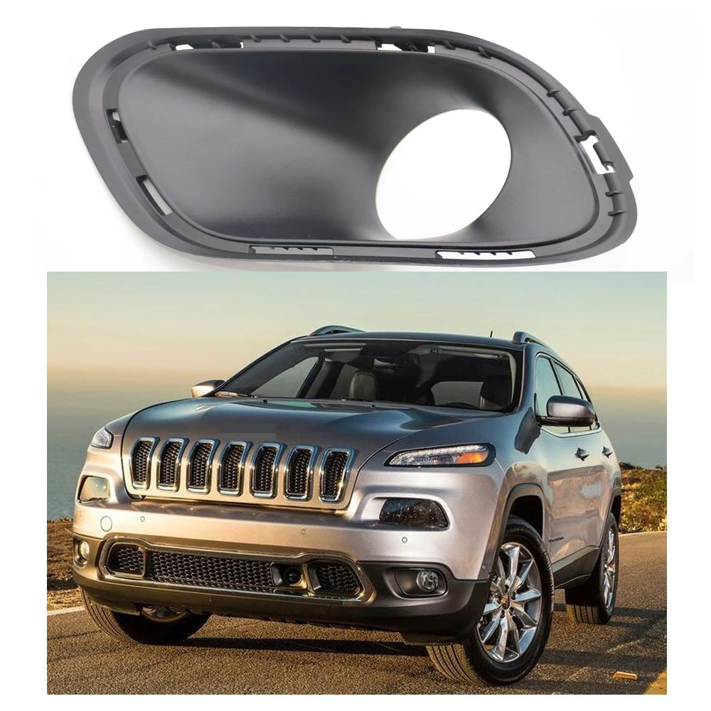 

1 шт. левая сторона, новинка, передняя противотуманная фара, противотуманная фара, крышка, отделка для Jeep Cherokee 2014