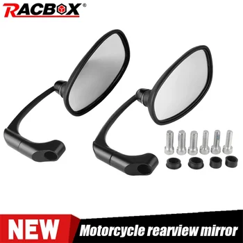 

Motorcycle Black Rearview Side Mirror with 8mm 10mm Screws Universal Round Retro Retrofit Motorbike Cafe Racer Rear view Mirrors
