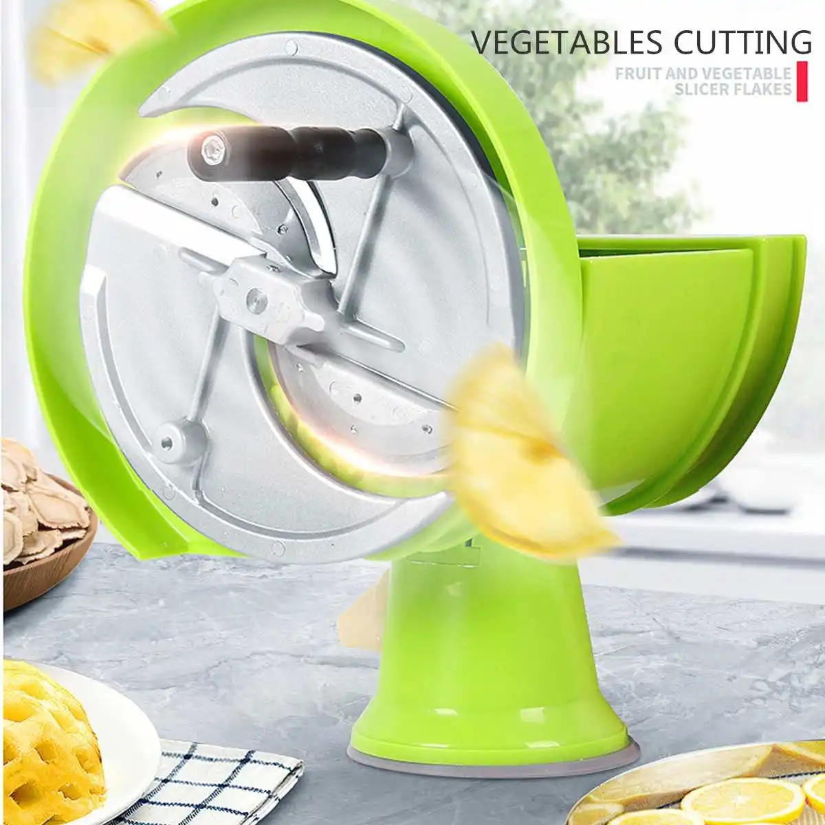 

Fruit Vegetable Grinder Slicer Household Commercial Thickness Adjustable Grinder Slicer Slicing-Machine Stainless Steel