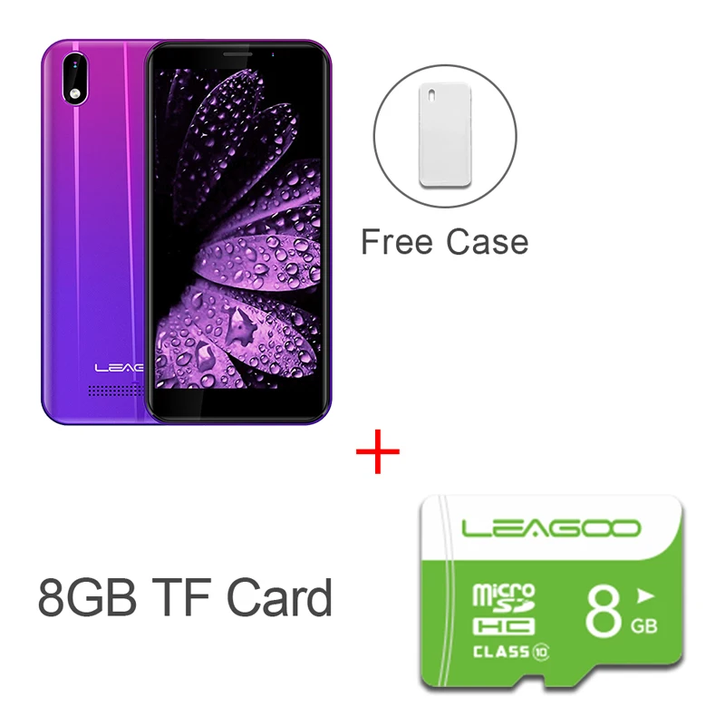 Twilight Add 8GB TF LEAGOO Z10 Android мобильный телефон 5," 18:9 полный экран 1 Гб ОЗУ 8 Гб ПЗУ MT6580 четырехъядерный 2000 мАч 5 Мп камера Две sim-карты 3G смартфон - Цвет: Twilight Add 8GB TF
