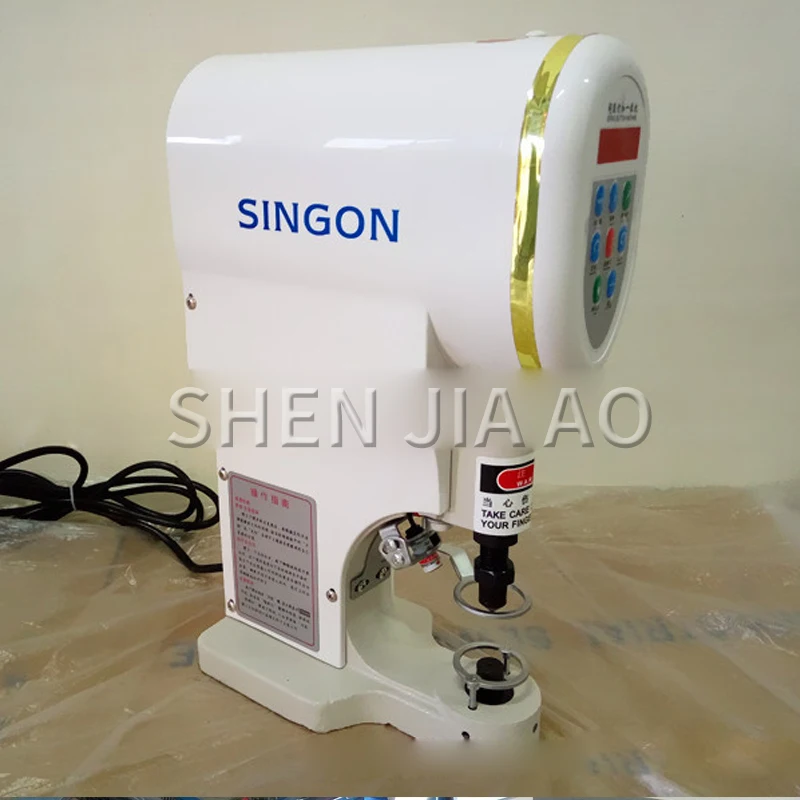  1PC 818 Electric Control Buckle Machine Big White Buckle Four Button Buckle Device Tool Computer Di