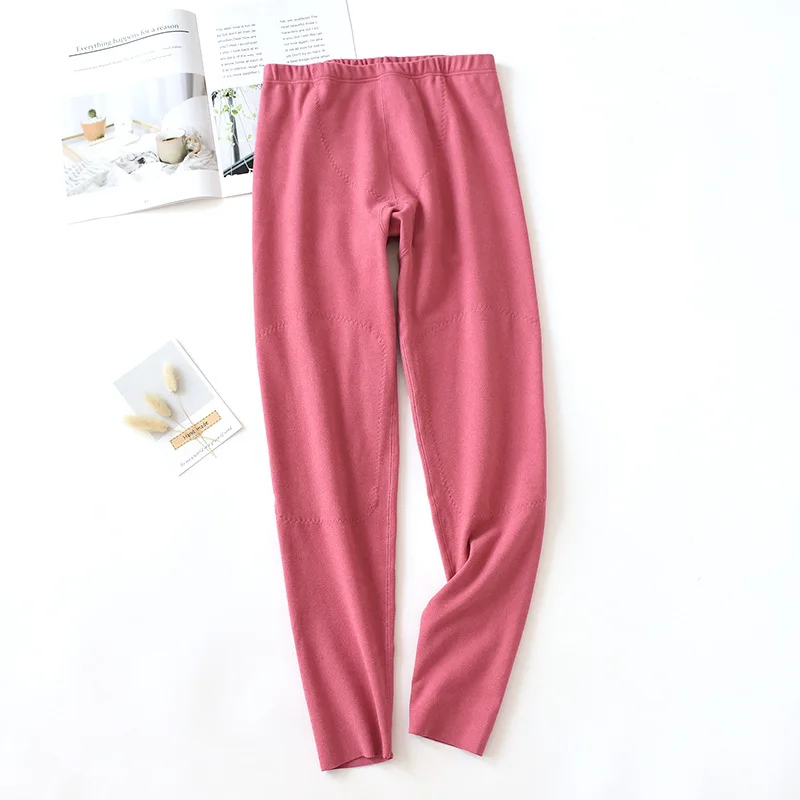 rose red women Fdfklak пара теплых пижамных штанов, одежда для отдыха на осень и зиму, новые штаны для сна, домашние штаны, женские штаны для сна - Цвет: rose red women