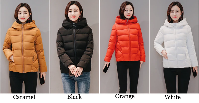 2019 Casual Brief Women Winter Jacket Hooded Padded Autumn Plus Size 5_A3_4