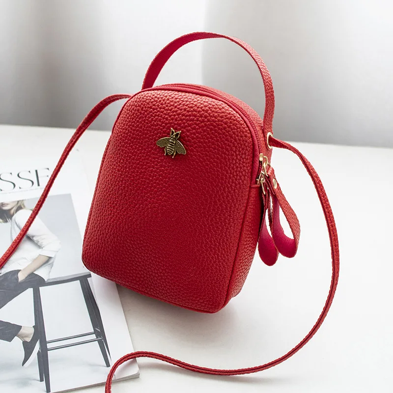

Phone Coin Purse Fashion 2019 New Style Hipster Versatile GIRL'S Backpack Students Shoulder Cross-body Small round Bag Fashion