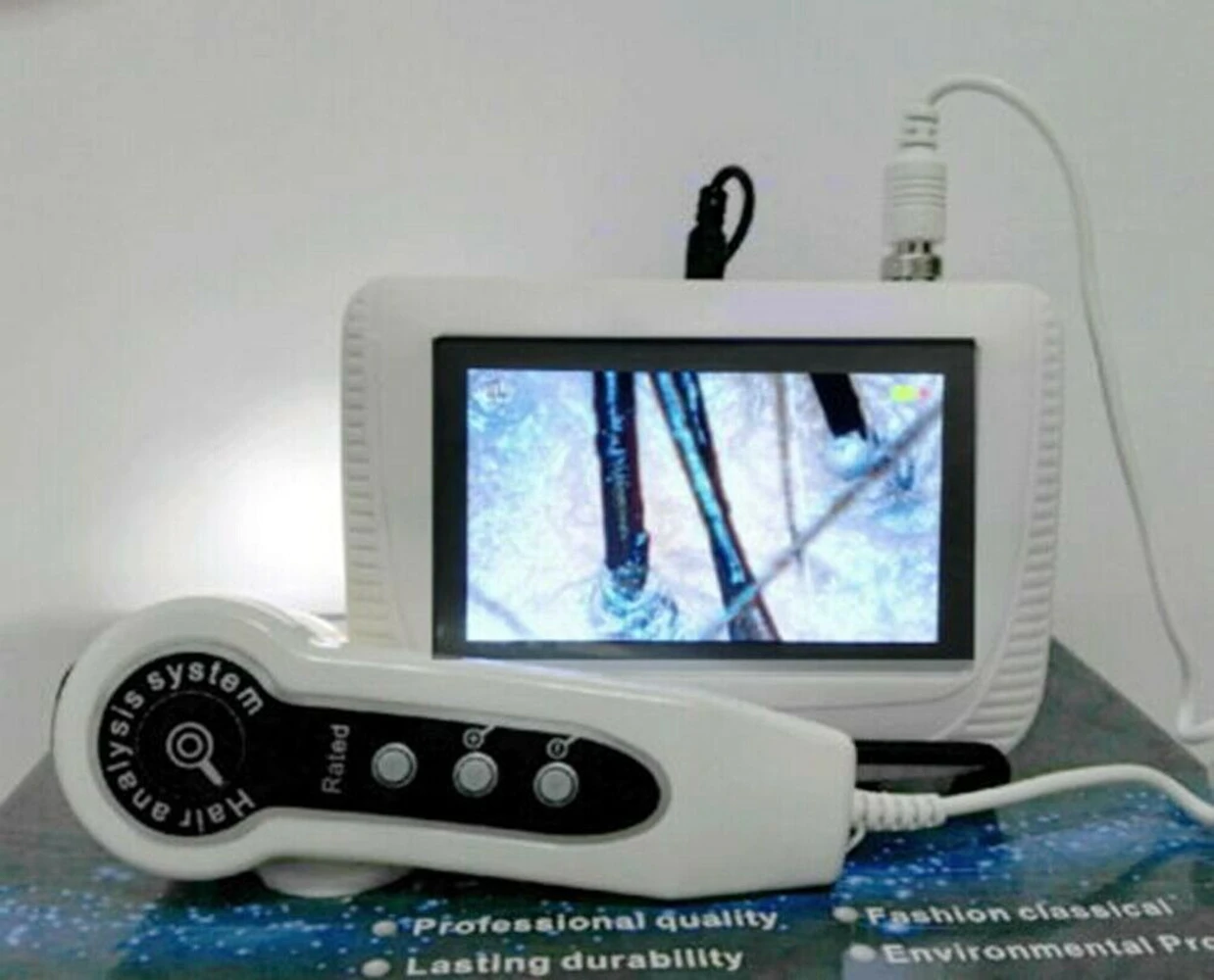 PROD 1005002717216490 Skin Analyzer Pro Electric Portable Facial Skin
Detector Moisture Tester Hair Analyser Machine Digital Dermoscopy Skin
Care Tool