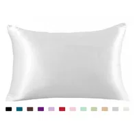 100% Silky Satin Hair Beauty Pillowcase Standard Queen 1PC 2