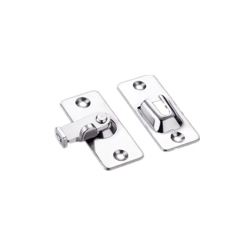 304 Stainless SteelButton, Clasp, Special-Shaped, Bolt, Rght Angle Door Lock Buckle.