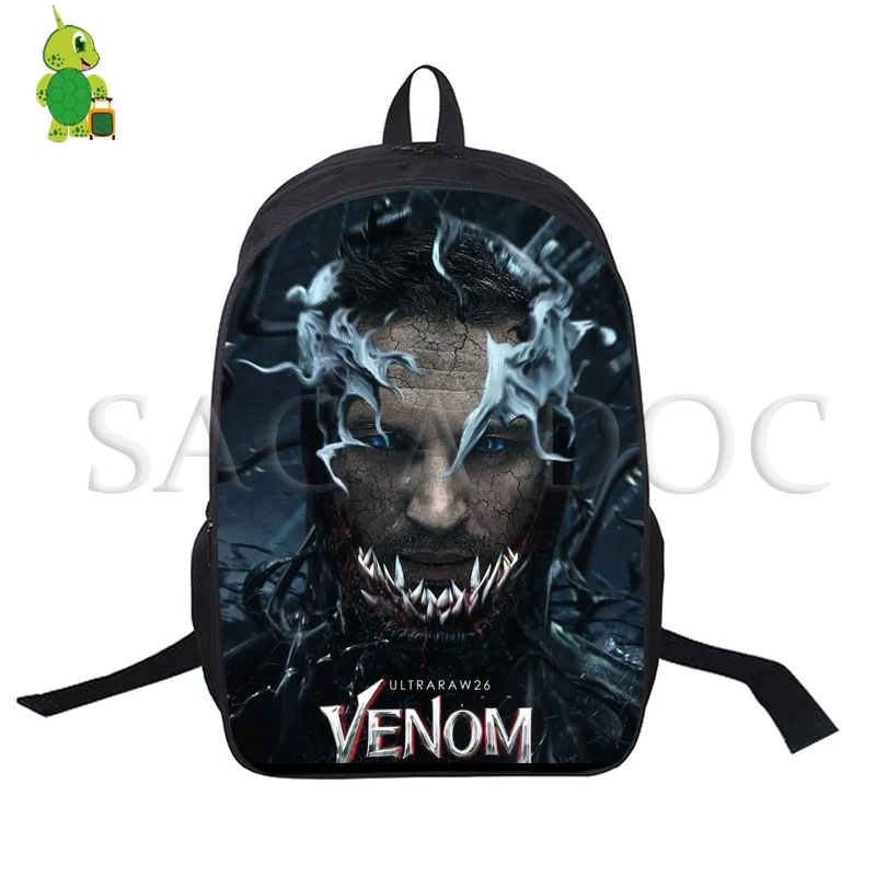 26 Рюкзак с героем комиксов Venom Человек-паук, детский школьный рюкзак, повседневные дорожные сумки для женщин и мужчин, рюкзак для ноутбука - Цвет: 26