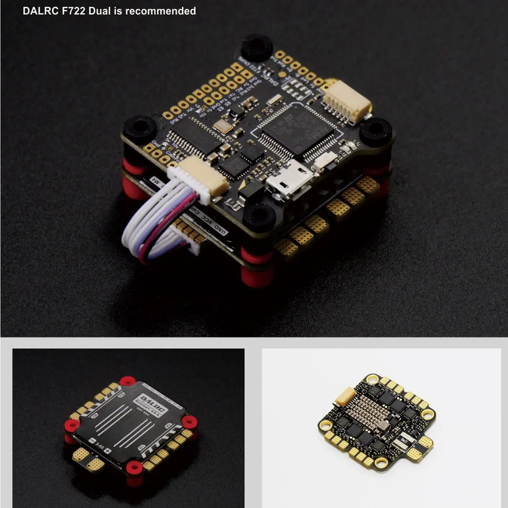 DALRC Rocket 45A 4 в 1 ESC Бесщеточный 3-6S Blheli_32 LIHV DSHOT1200 для DIY FPV гоночный Дрон, совместимый с F405 F722 FC