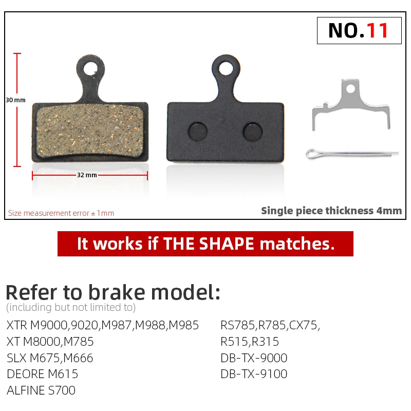 10 PAIRS Bicycle Disc Brake Pads FOR SHIMANO G01S XTR M9000 M9020 M985 M988 Deore XT M8000 M785 SLX M7000 M666 M675 Deore M615 bicycle disc brake pads brake pads bike brake pads