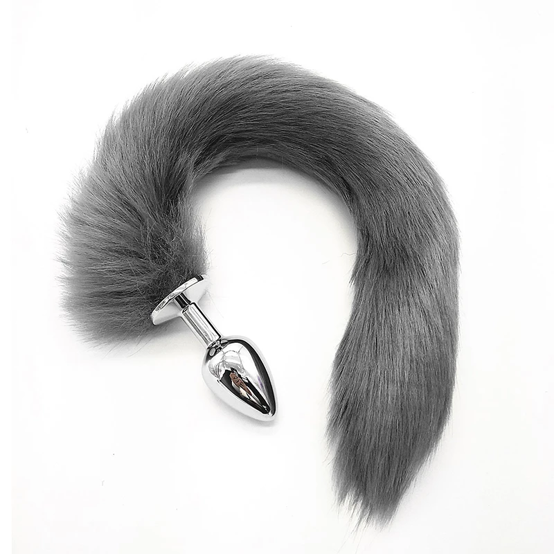 Metal Feather Anal Toys Fox Tail Plug Erotic Anus Toy Butt Sex For Woman And Men Sexy Adult Accessories |
