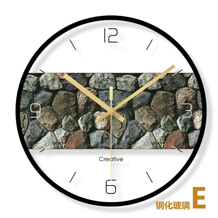 Скандинавские Роскошные бесшумные настенные часы, модные простые настенные часы, современные электронные креативные часы, уникальные настенные часы AA50WC - Цвет: style11