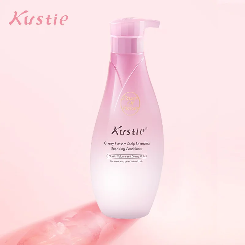 

Kustie Scalp Repairing Shampoo Conditioner Flower Essence Silicone-Free Rich Amino Acids Formula 251 ml Anti Hair Loss Products