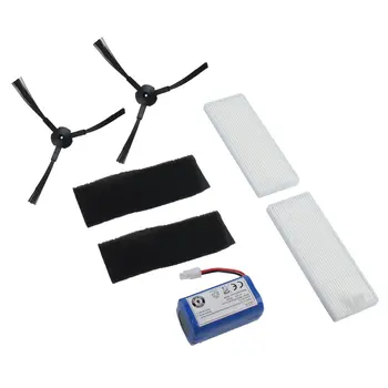 

Rechargeable for ILIFE Battery + Brush Filter 14.8V 2800mAh Robotic Vacuum Cleaner Accessories for Chuwi for Ilife A4 A4s A6