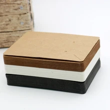 50pcs 6x9cm Earrings and Necklace Display Cards Cardboard Earring Package Hang Tag Card for Ear Studs Earring Necklaces