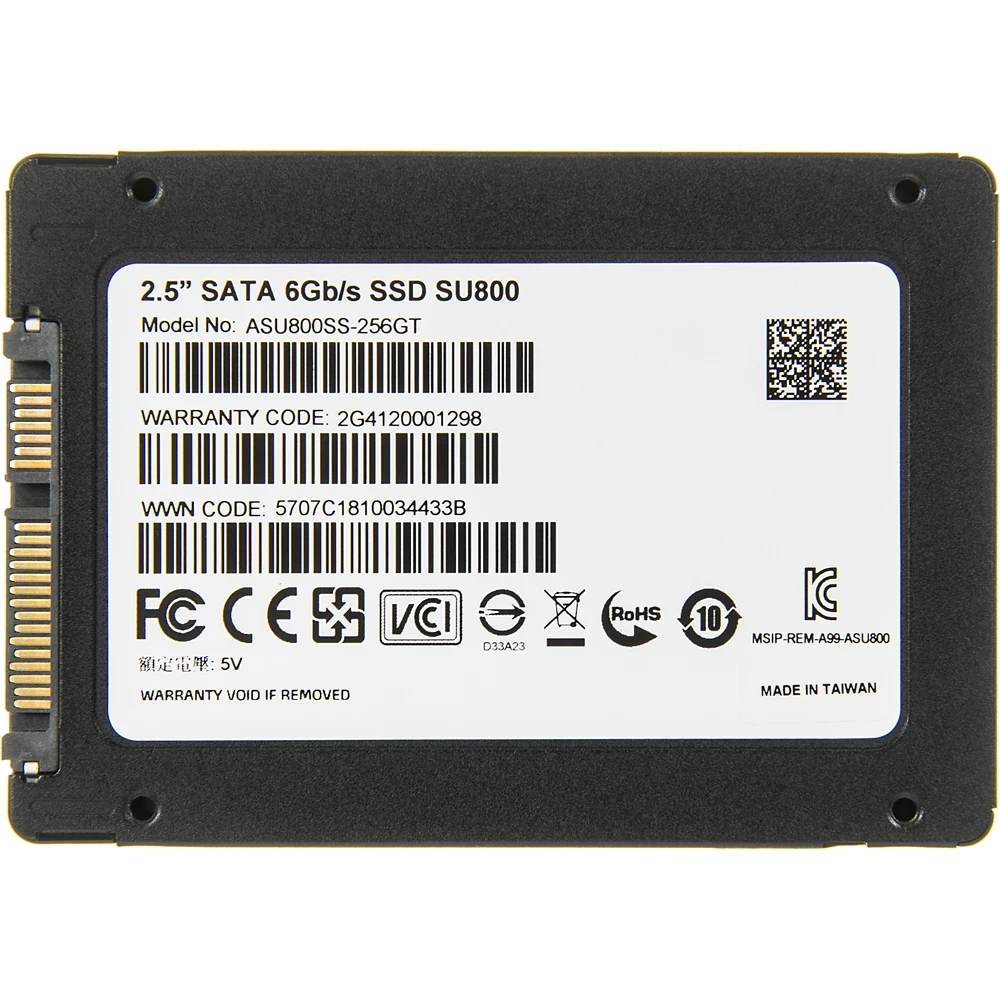 SSD накопитель A-DATA SU800 ASU800SS-256GT-C 256Гб