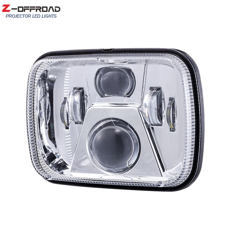 5 &quotx 7&quot LED H4 прямоугольные закрытые фары для GMC Savana 3500 2500 1500 6x7 дюймов