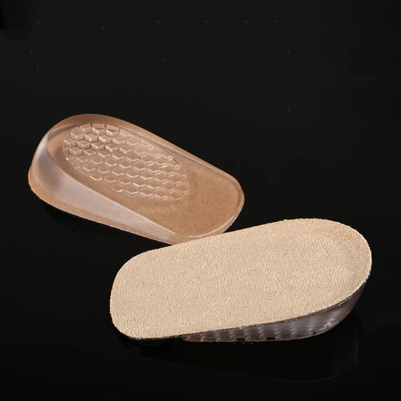 

Men Women Silicone Gel Heightening Shoe Pad Foot Care Protector Insoles Elastic Cushion Arch Support Insert Heel Pads