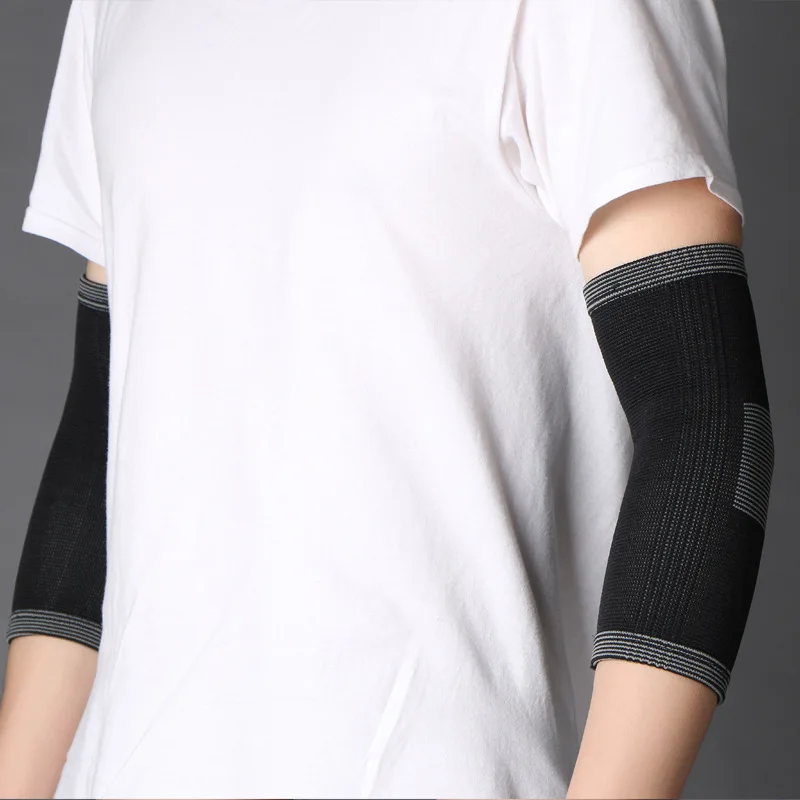

Breathing Elbow Guard Sweat Absorbing Breathable Sports Fitness Protection Intensive Elasticity Drawstring Top Anti-slip