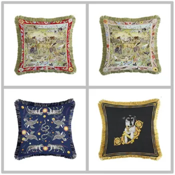 

45x45cm Birds Sofa Pillowcase Pink Cushion Cover Throw Pillow Case Home Sofa Bed Chair Decoration 17.72x 17.72inch