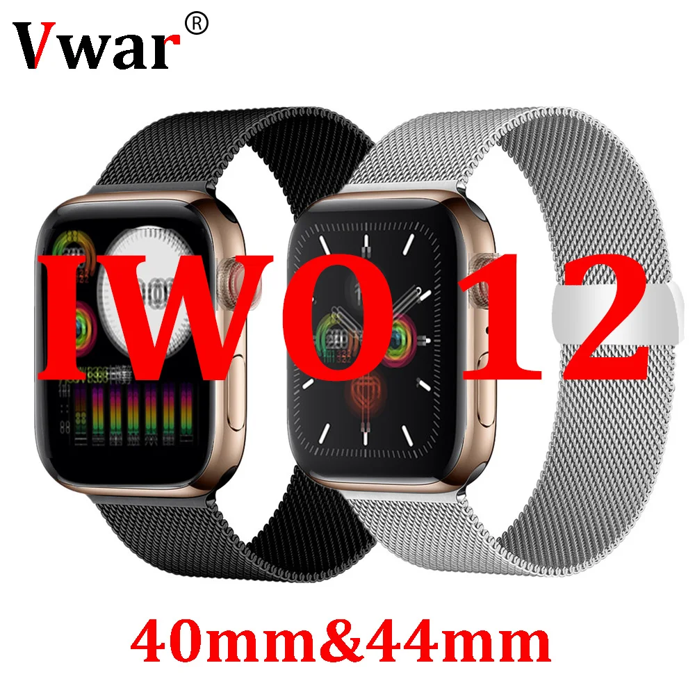 

IWO 12 Watch series 5 1:1 Smart Watch 40MM 44MM Bluetooth watch iwo12 for apple iPhone IOS Android Control Siri PK IWO 11 8 plus