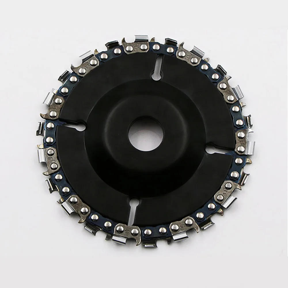 Шлифовальный диск и цепь 22 зуба изящно отделанный набор цепи для 100/115 угловая шлифовальная машина для резьбы по дереву шлифовка и резка 4 дюйма