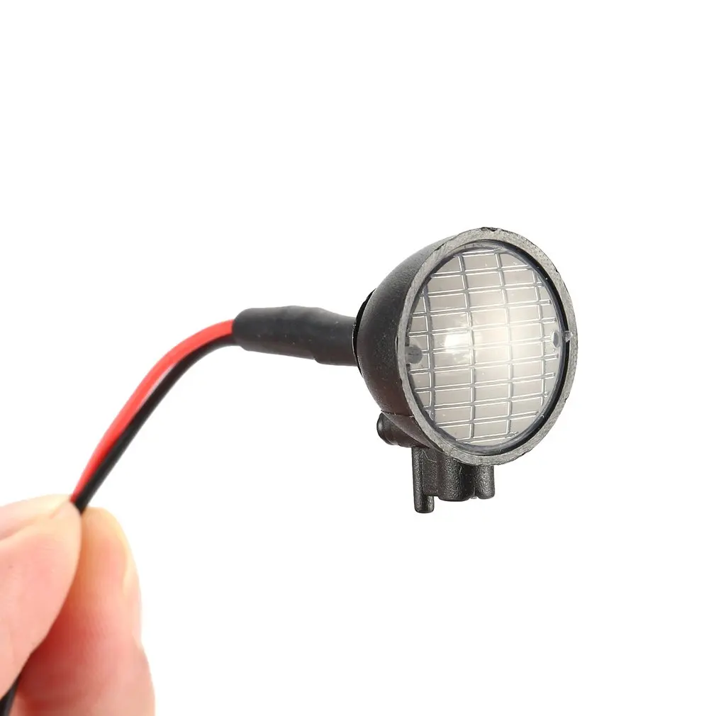 4 LED Lights Lampshade Roof Search Lamp 1/10 1/8 Traxxas HSP Redcat RC4WD Tamiya Axial SCX10 D90 HPI RC Car Rock Crawler