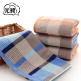 Thick Baby Quality Class a Plain Interrupted Cotton Bath Towel 450 Grams Long-Staple Cotton Beach Towel